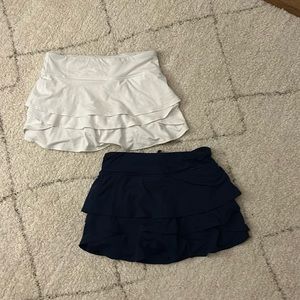 Athletic girls skirts